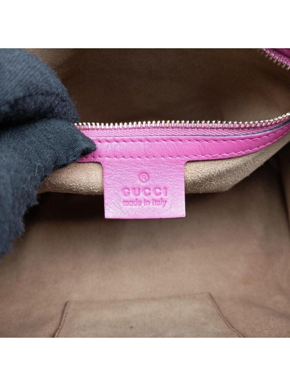 Gucci GG Supreme Beige Red Pink Canvas Travel - Picture 10 of 15